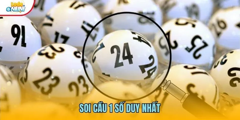 Soi Cầu 1 Số Duy Nhất - Phương Pháp Cá Cược Bất Bại