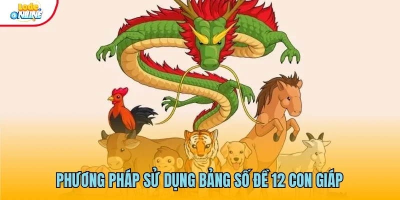 Các phương pháp sử dụng lô đề 12 con giáp